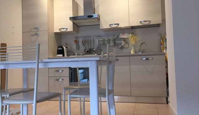 Renovated ground floor apartment in the garden