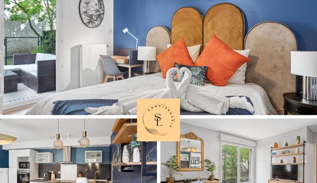 Retro-chic elegance with terrace near tramway - AC