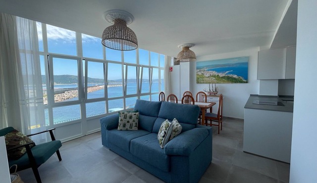 Ribeira beach viewpoint. Front line of beach Renovated May 2024