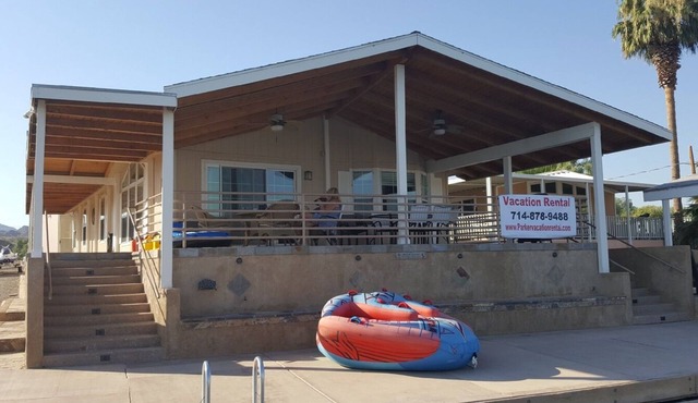 River Front Vacation dock home centrally located on The Famous Parker Strip AZ!