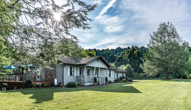 River Frontage and Mountain Views