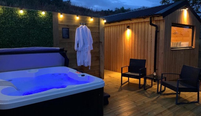 River Huts with Private Hot Tubs