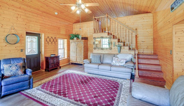 Riverfront Bluff City Retreat w/ Patio & Grill!