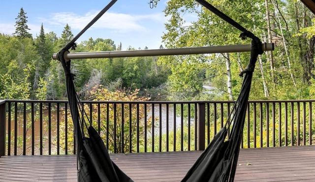 Riverfront Cabin Incredible for Outdoor Enthusiasts with Kayaks in Hessel, Michigan