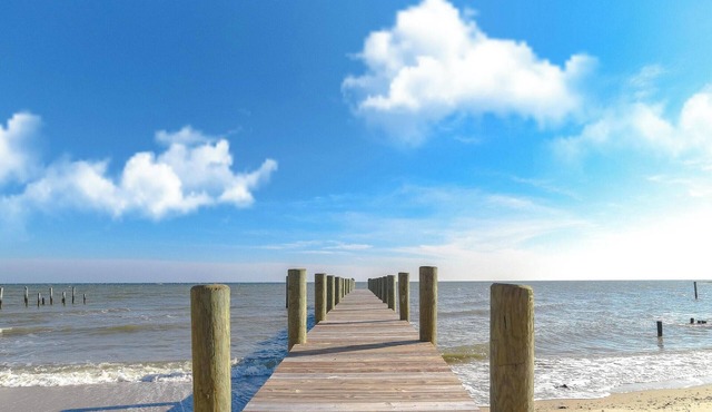 Rodo Beach Cottage - Dog Friendly Private Beach with Pier - Tesla Charger