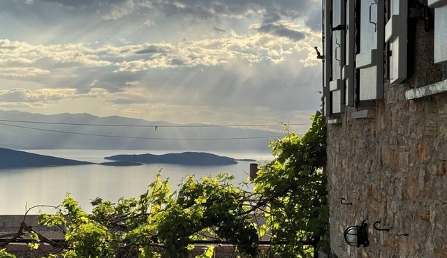 Romantic cottage with stunning views in South Pelion, Lafkos