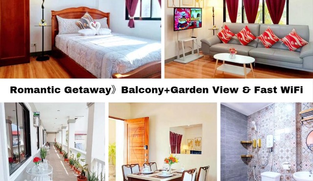 Romantic Getaway》Balcony+Garden View & Fast Wi-Fi