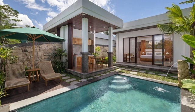 Romantic Nature Haven Private Pool Villa - Jungle View at North Ubud