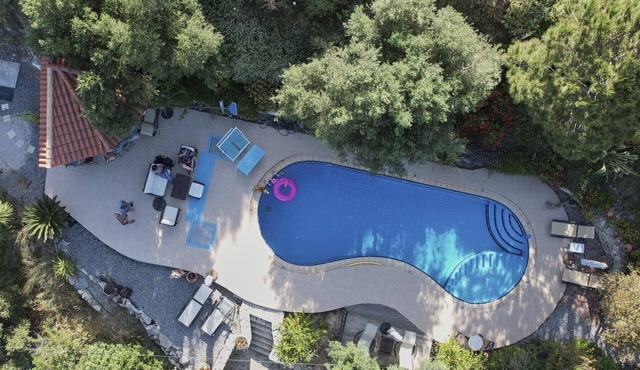 Romantic studio with semi private pool