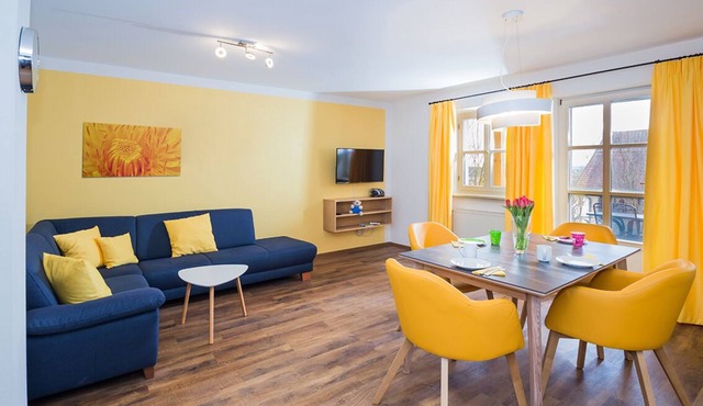 Romantically furnished vacation apartment Löwenzahn F* (75sqm)