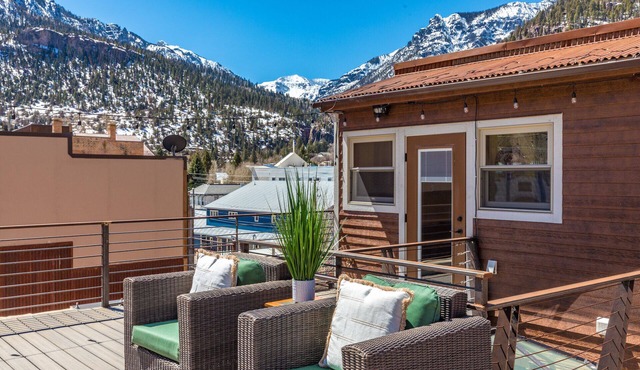 Rooftop Deck | Beautifully Updated Condo | Heart of Downtown Ouray |
