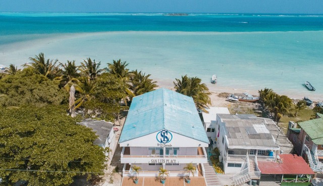 Room accommodation for 2 people with breakfast, on the beach.