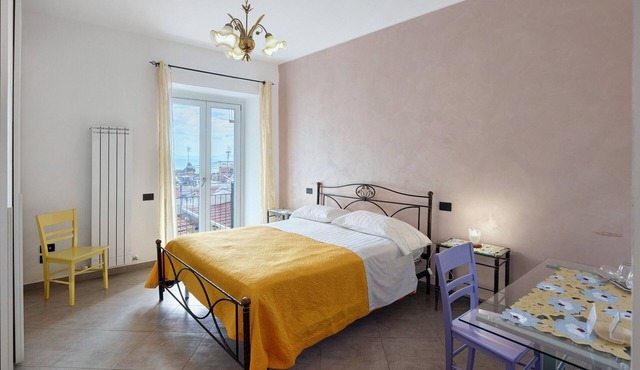 Room 'Camera Libeccio Sea View' with Sea View, Wi-Fi and Air Conditioning