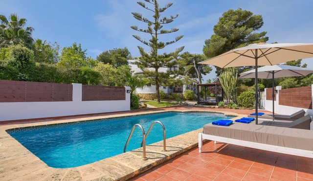 Rustic and classic villa in Javea, Costa Blanca, Spain with private pool for 4 persons