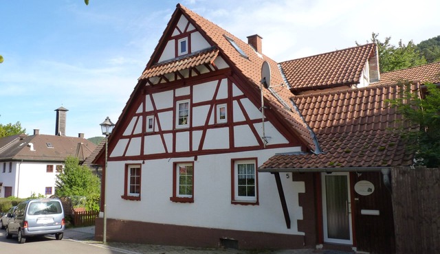 Rustic and cosy frame house in the middle of the Palatinate forest