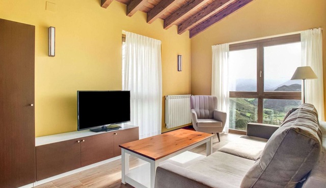 Rustic apartment in Parres Asturias with a splendid view