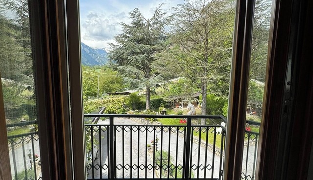 Rustic apartment with a view of the Stura Valley