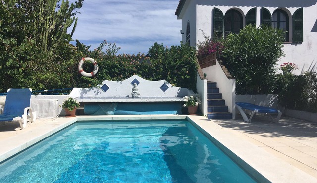 Rustic beach side villa within a walled garden set in a bay 13km from Tarifa.