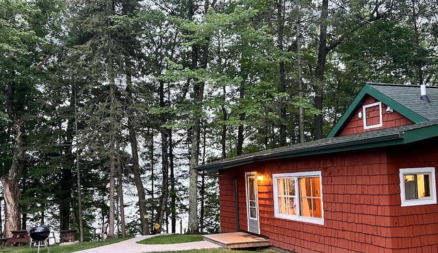 Rustic Camping Cabin with a Lake View near Bayfield, Wisconsin