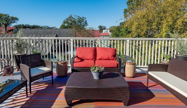 Rustic Charleston Single with Rooftop Deck