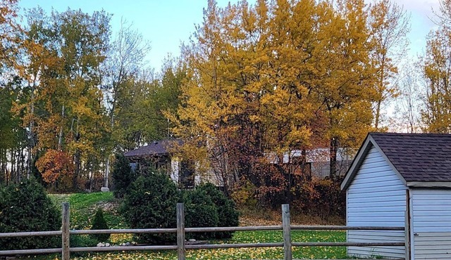 Rustic Countryside Cabin with Amazing Views in Parkland County, Alberta