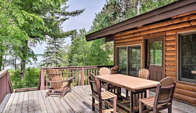 Rustic Cozy Cabin on Island Lake w/Fire Pit, Dock