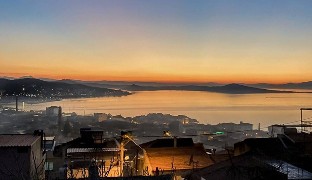 Rustic House with View, Balcony in Ayvalik