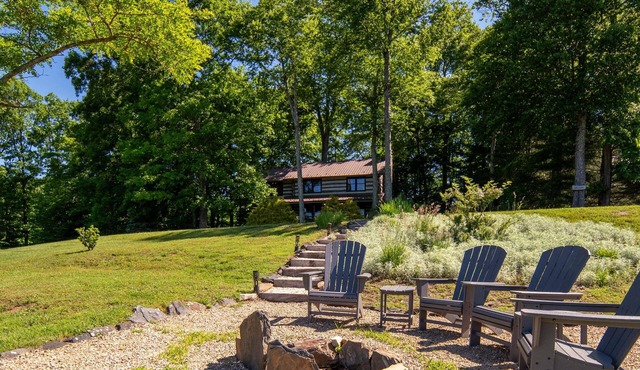 Rustic Log Cabin on Large Property