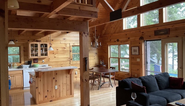 Rustic Log Home at the LAKE