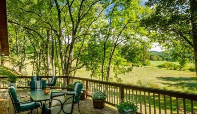 Rustic Log Home - Meadow and Brook