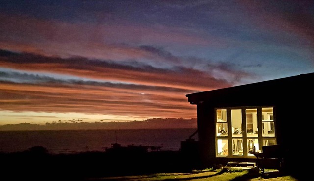 Rustic Mokau Escape with Ocean Views & Sauna
