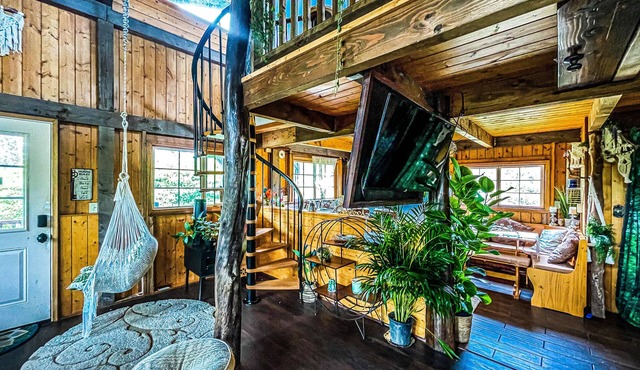 Rustic Relaxation Retreat Fairytale Haven near Volcano! Eco-Friendly on 2 Acres!
