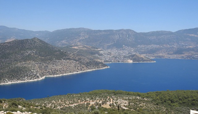 Rustic sea view villa for couple in kaş