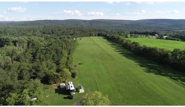 RV Site on Quiet, Private Airport