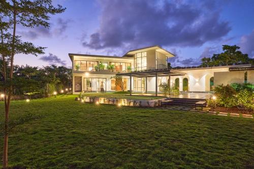 SaffronStays Elysian Retreat - 5BHK Luxury Villa in Alibaug with Pool, Jacuzzi, Lawn & Bonfire