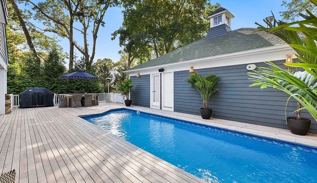 Sag Harbor Retreat - 4BR Home with Heated Pool + Game Room