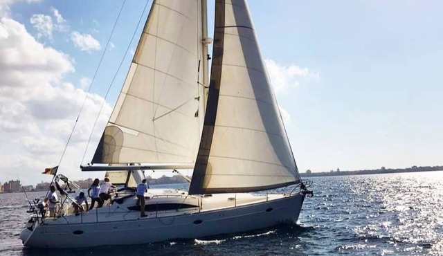 Sailing between the Sporades Islands
