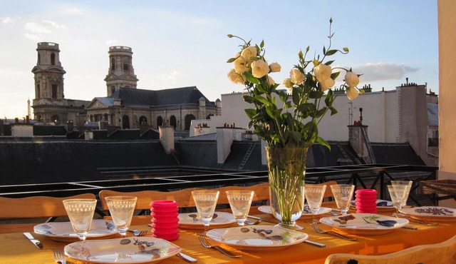 Saint Germain Odeon Penthouse like Townhouse Terrace View AC 5BR 5 ensuite BA!