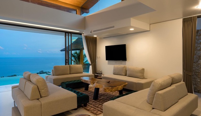 Samui Seaview Rainforest Infinity Pool Villa With 3 Beds Suits With Housekeeper