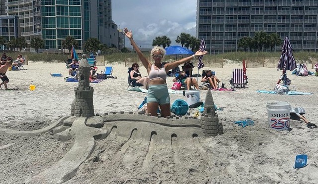 Sand Castle Building Lessons in Myrtle Beach