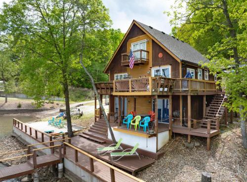 Sandy beach water toys great dock