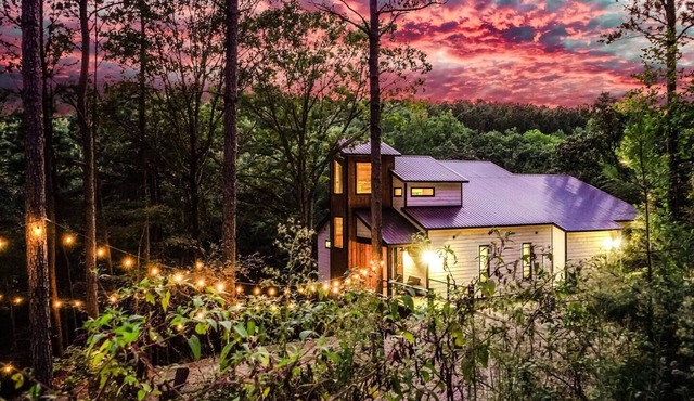 Sauna · Hot Tub · Movie Lounge | Forest Cabin