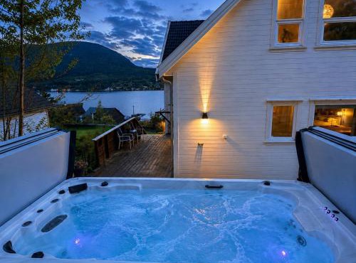Scenic fjord home with terrace, minutes from Pulpit Rock