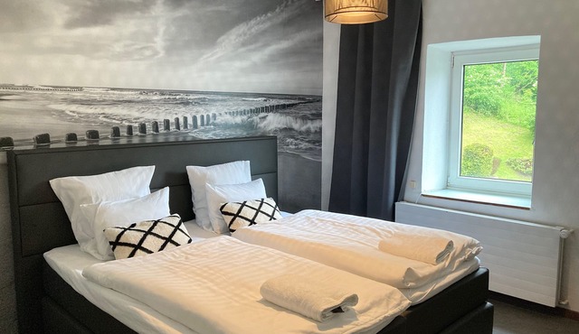 Schöne Wohnung mit 2 Schlafzimmer und Meerblick, Haustierfreundlich
