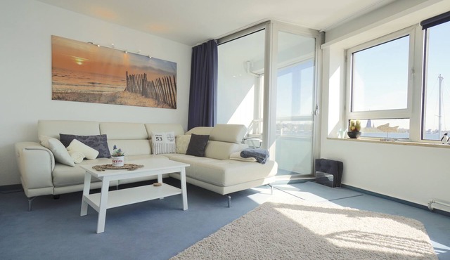 Schleiloge vacation apartment with panoramic view of the Schlei