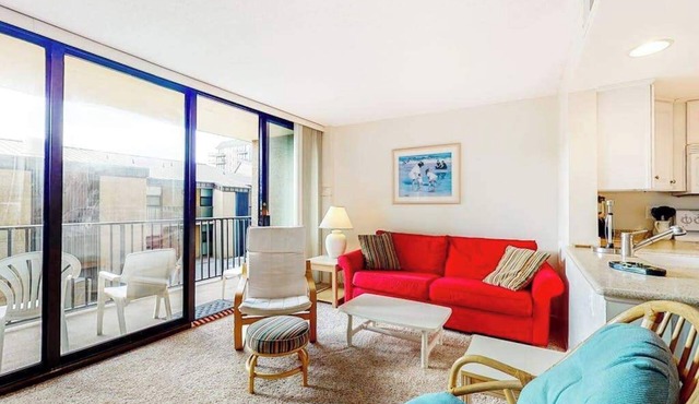 Sea Colony Second-Floor Condo with Shared Gym, Tennis & Elevator