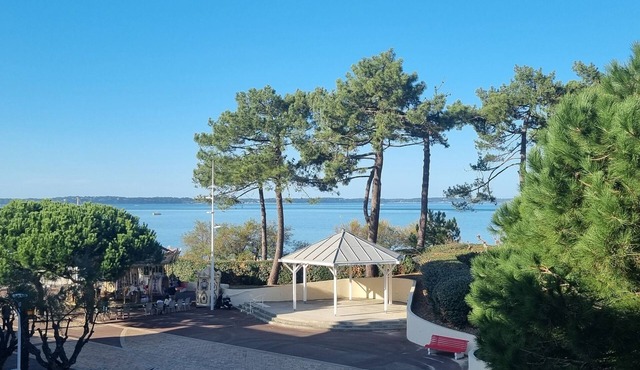 Sea view apartment, second line, Moulleau Arcachon