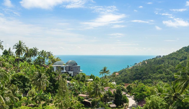 Sea view, sunrise, - beautiful private pool villa, Chaweng Noi Beach Samui