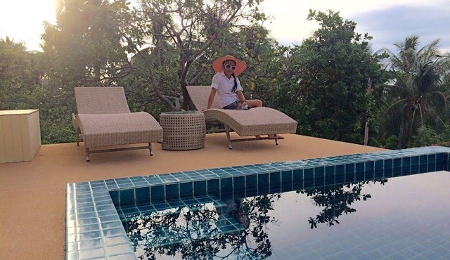 Sea view villa 185m close to Bophut and Maenam