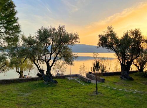Seafront Traditional Stone House in Sunset Olive Grove - B